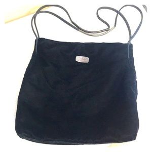 Diahann Carroll velvety black bag